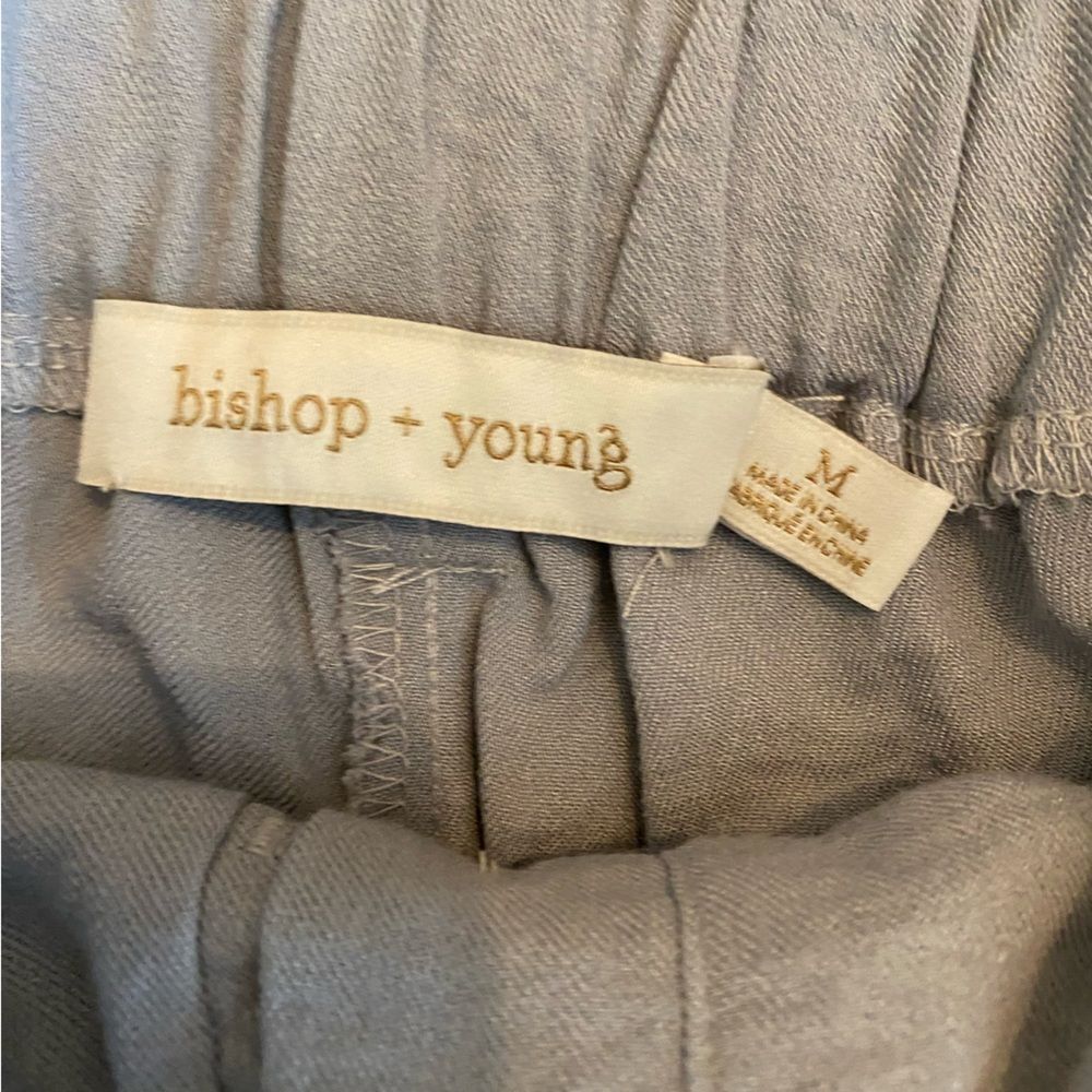 Bishop & Young Camille short in surf blue, High Waist Tie Shorts NWT Size M - Picture 9 of 10